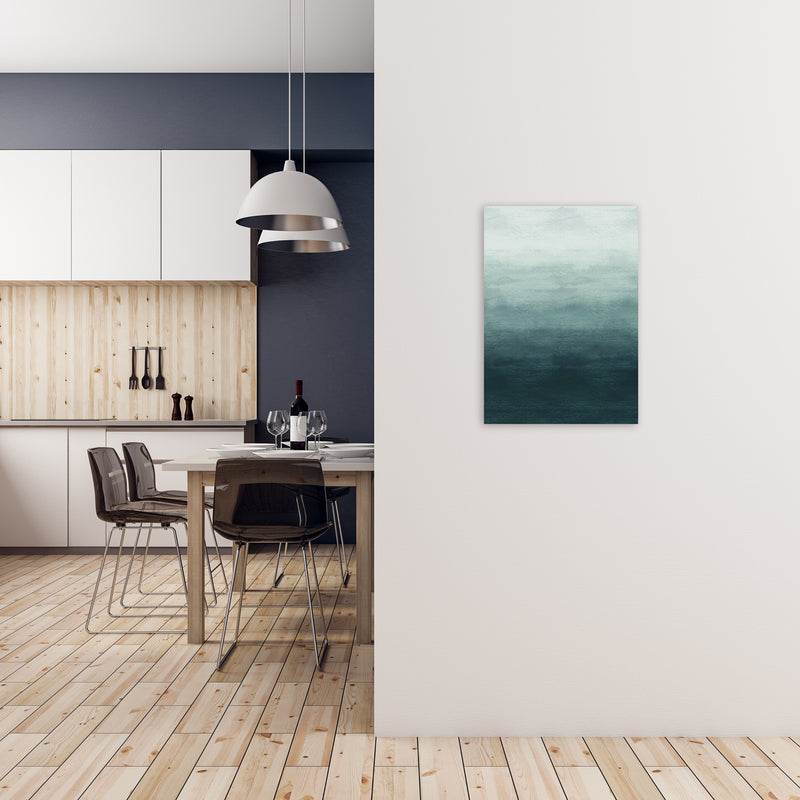 Blue Gradiant Painting Original A2 Black Frame