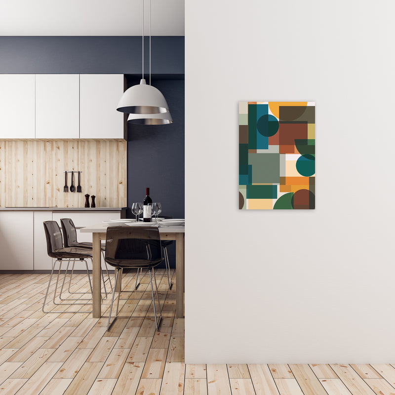 Abstract Pair Set B A2 Black Frame