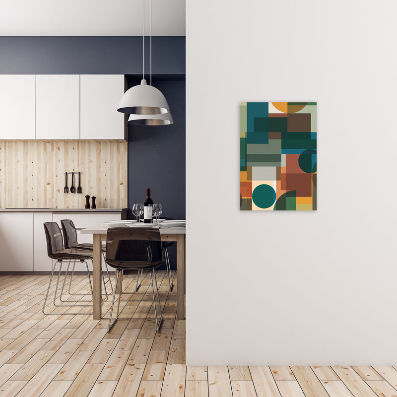 Abstract Pair Set A A2 Black Frame