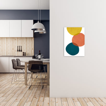 Abstract Shapes Prints B A2 Black Frame