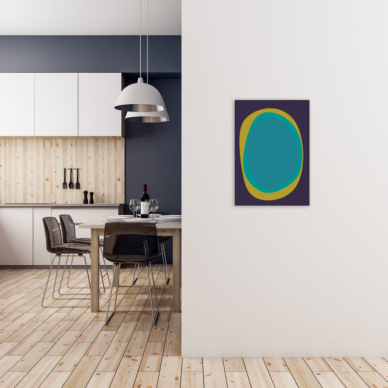 Colourful Bright Abstract Wall Art Print A A2 Black Frame