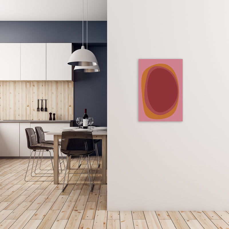 Colourful Bright Abstract Wall Art Print B A2 Black Frame