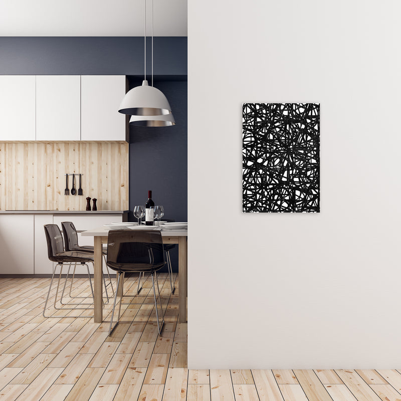 Black Graphic Print Original A2 Black Frame