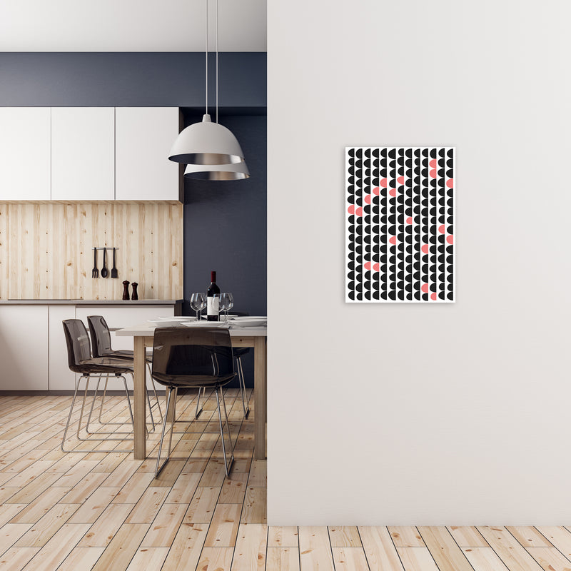 Minimal Mid Century Original A2 Black Frame