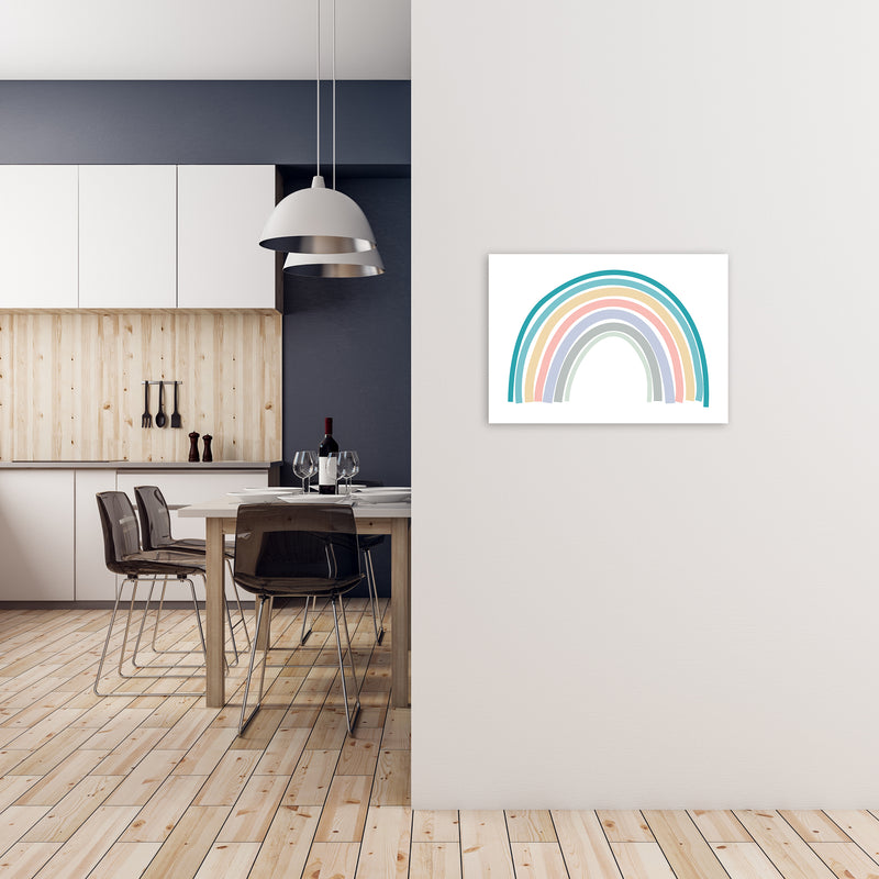 Multicolour Rainbow Art Original A2 Black Frame