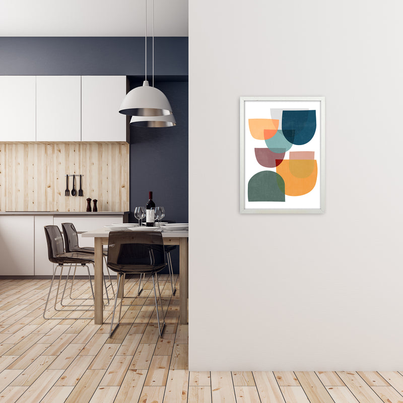 Mid Century Modern Colour A A2 Oak Frame