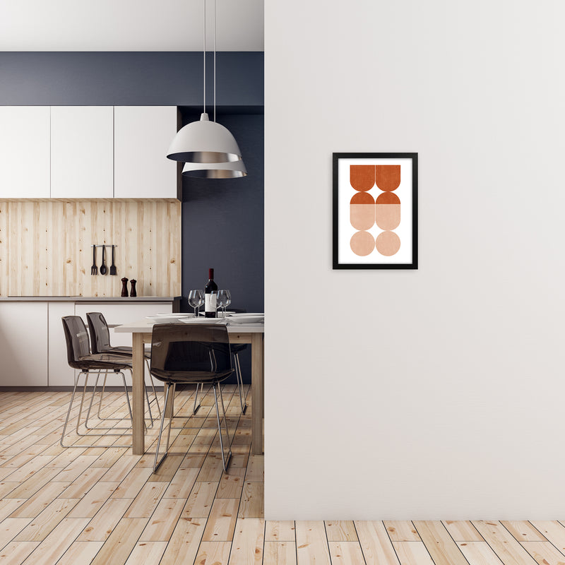 Abstract Art A Modern Contemporary Art Print by Print Punk Studio A3 White Frame