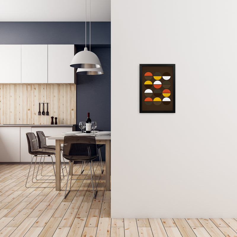 Set of Retro 70s Prints A A3 White Frame