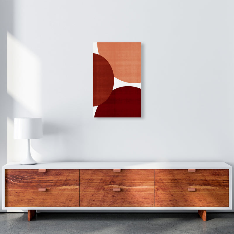 Abstract Art Reds Original Modern Contemporary Art Print by Print Punk Studio A3 Canvas