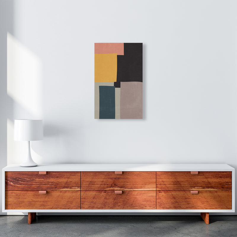 Abstract Block Art Original A3 Canvas