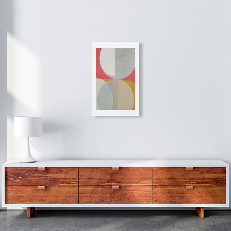 Abstract Colourful Circles Original A3 Canvas