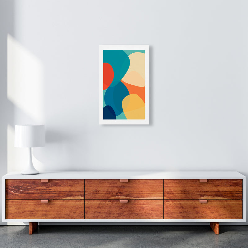 Abstract Multicolour Design Original A3 Canvas
