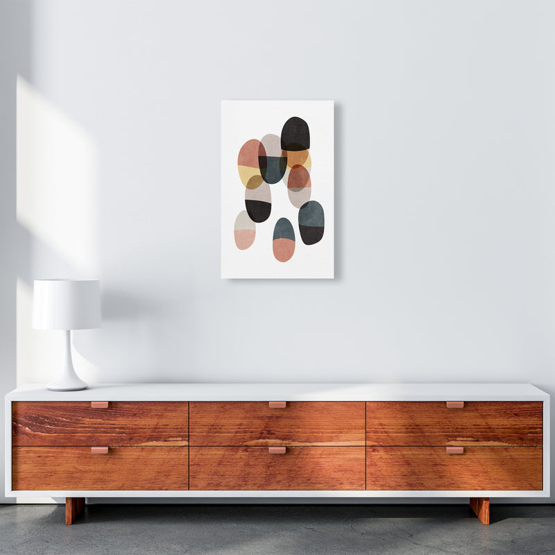 Abstract Shapes Art Original A3 Canvas