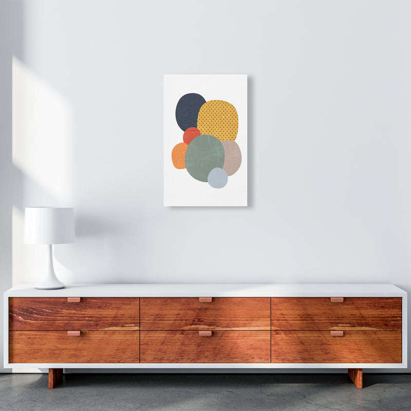 Fun Abstract Nursery Shapes Original A3 Canvas
