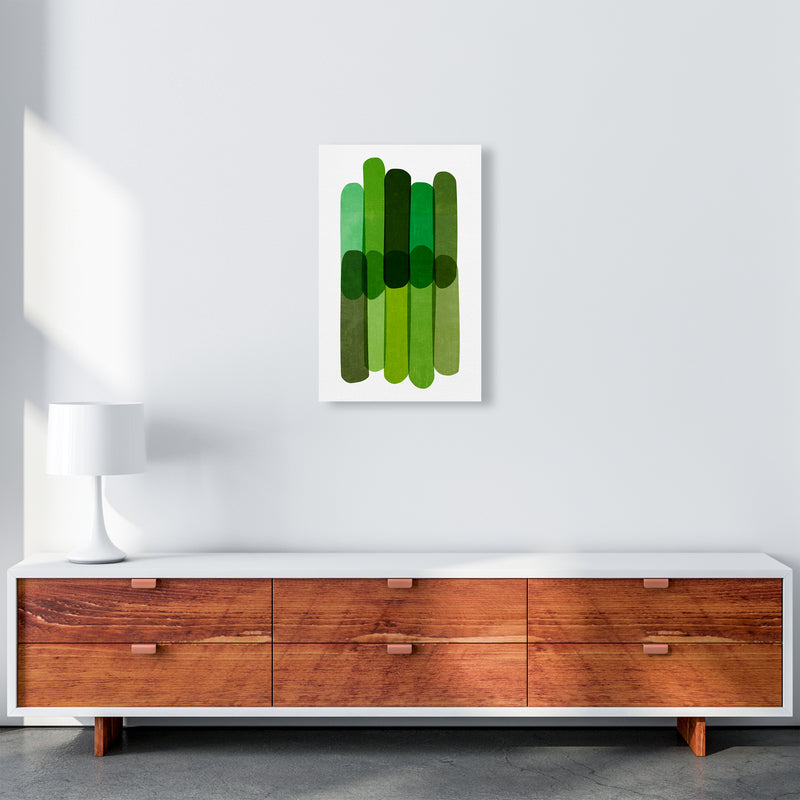 Green Abstract Wall Art Prints A3 Canvas