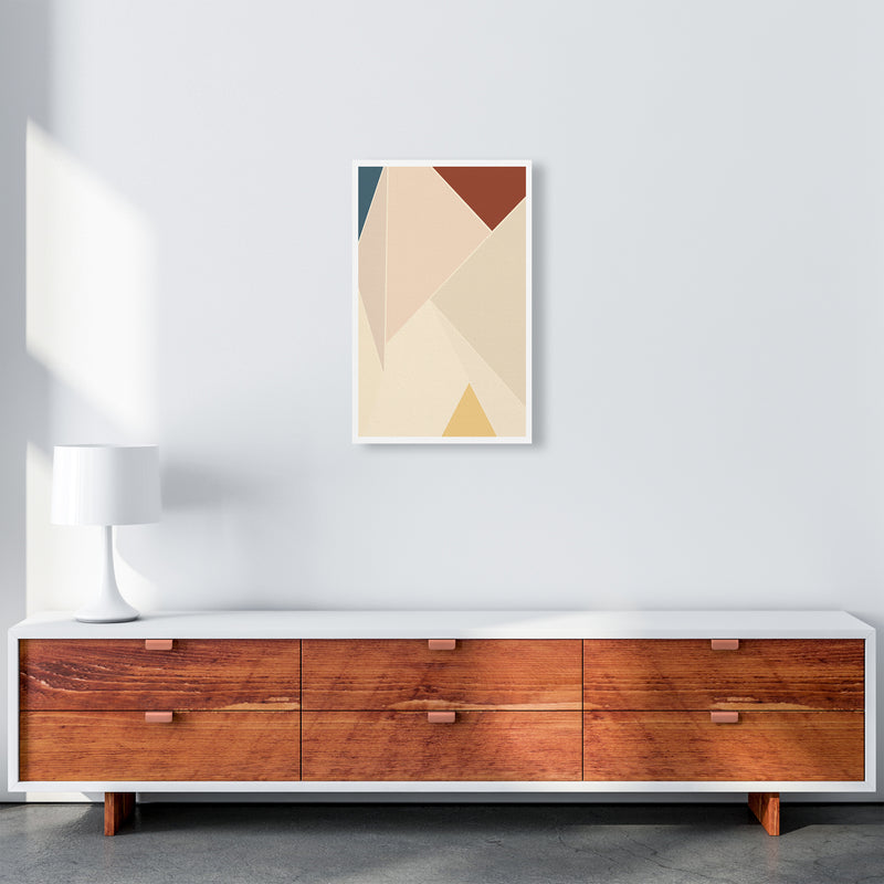 Colour Block Mid Century Art Print A A3 Canvas