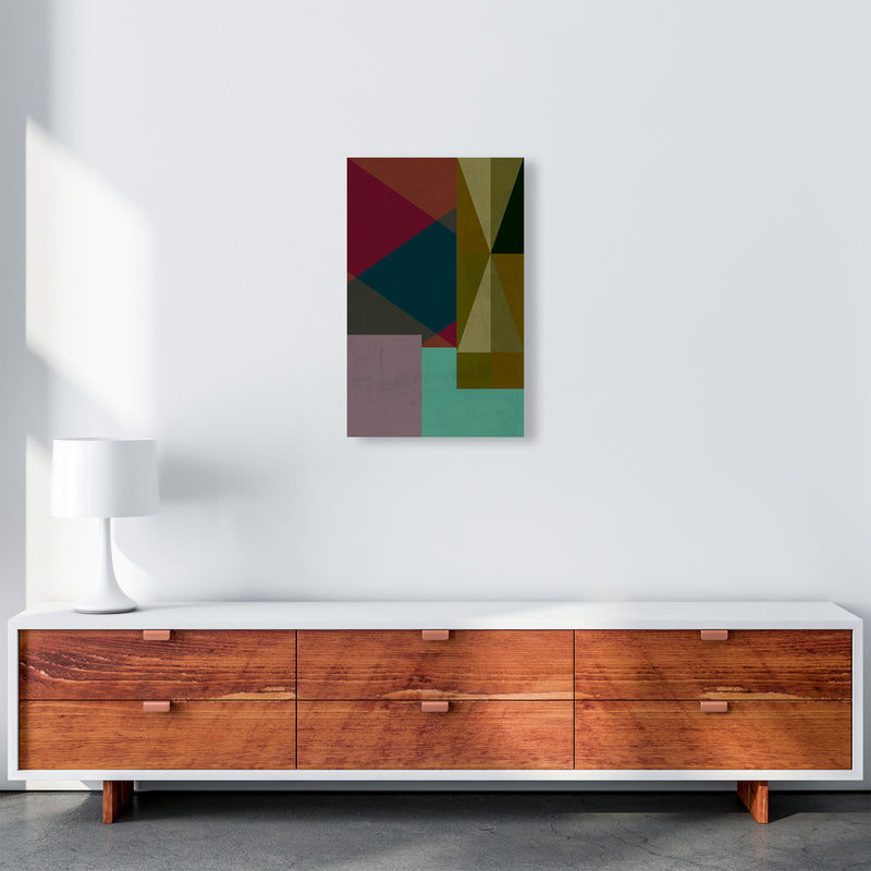 Dark Colourful Abstract Print A A3 Canvas