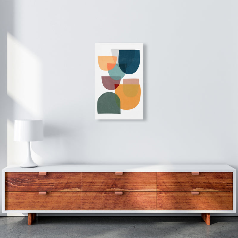 Mid Century Modern Colour A A3 Canvas