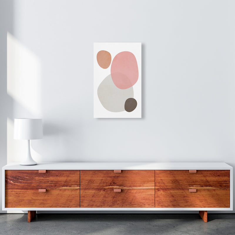 Pink and Grey Nursery Wall Art Print A A3 Canvas