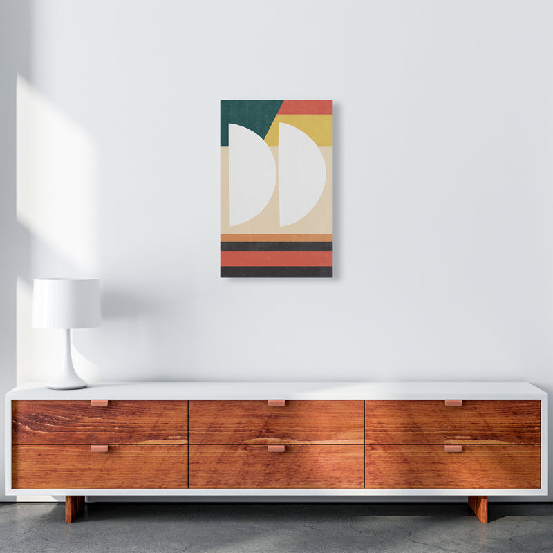 Mid Century Modern Art Print A A3 Canvas