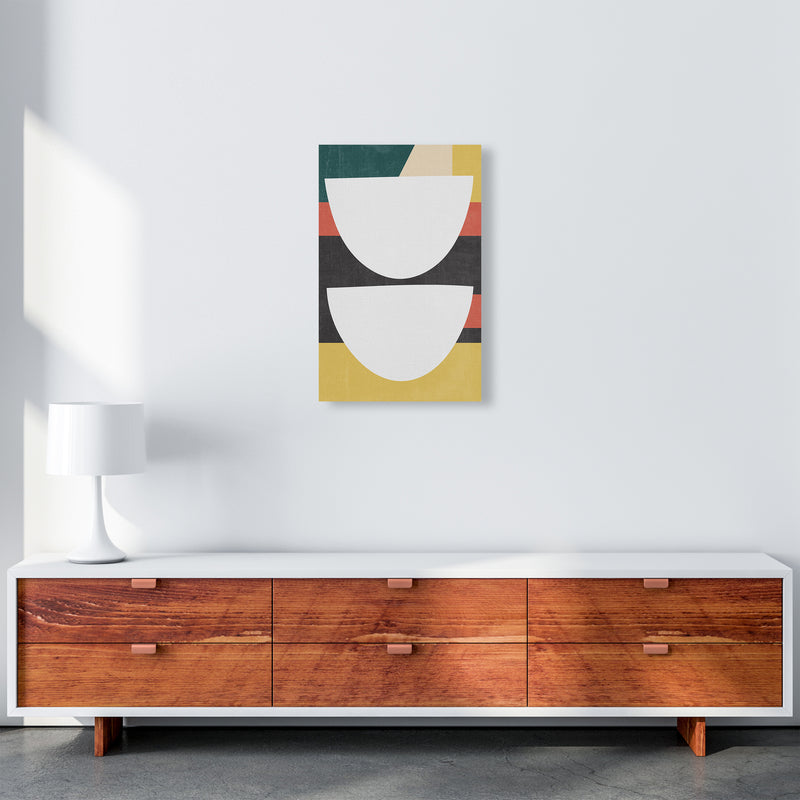 Mid Century Modern Art Print B A3 Canvas