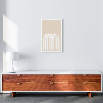 Art Deco Neutral Original A3 Canvas