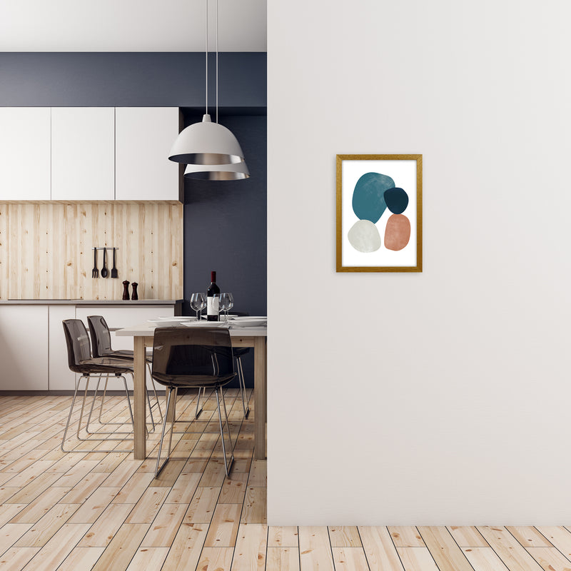 Abstract Earth Shapes Print Original A3 Print Only