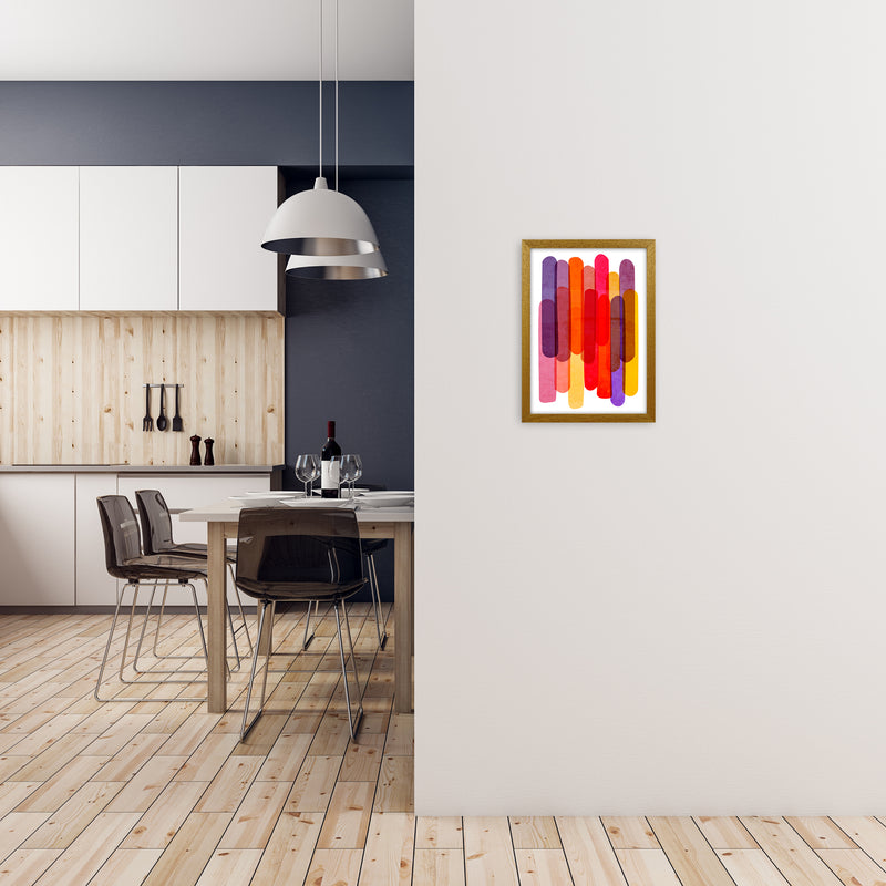Colorful Abstract Wall Art Print A3 Print Only