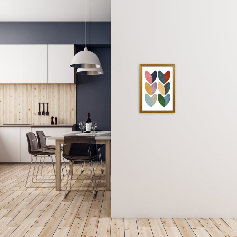 Scandinavian Hearts Wall Art Print C A3 Print Only