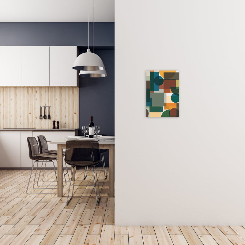 Abstract Pair Set B A3 Black Frame