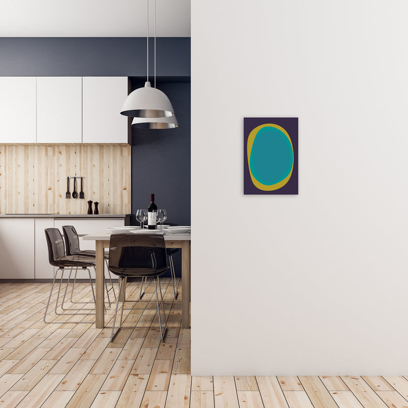 Colourful Bright Abstract Wall Art Print A A3 Black Frame