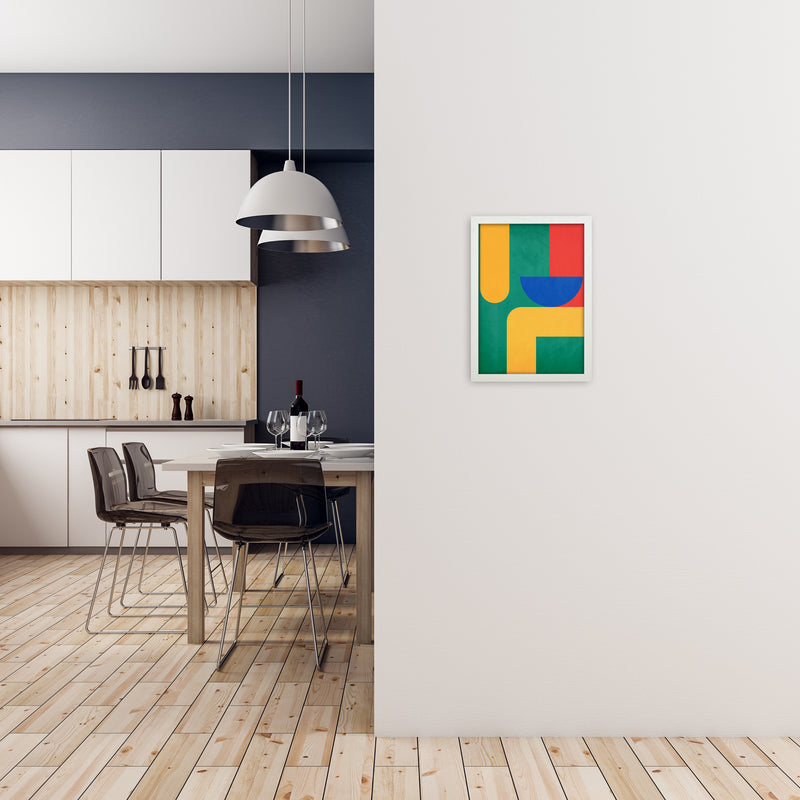 Abstract Pair Left Original B A3 Oak Frame