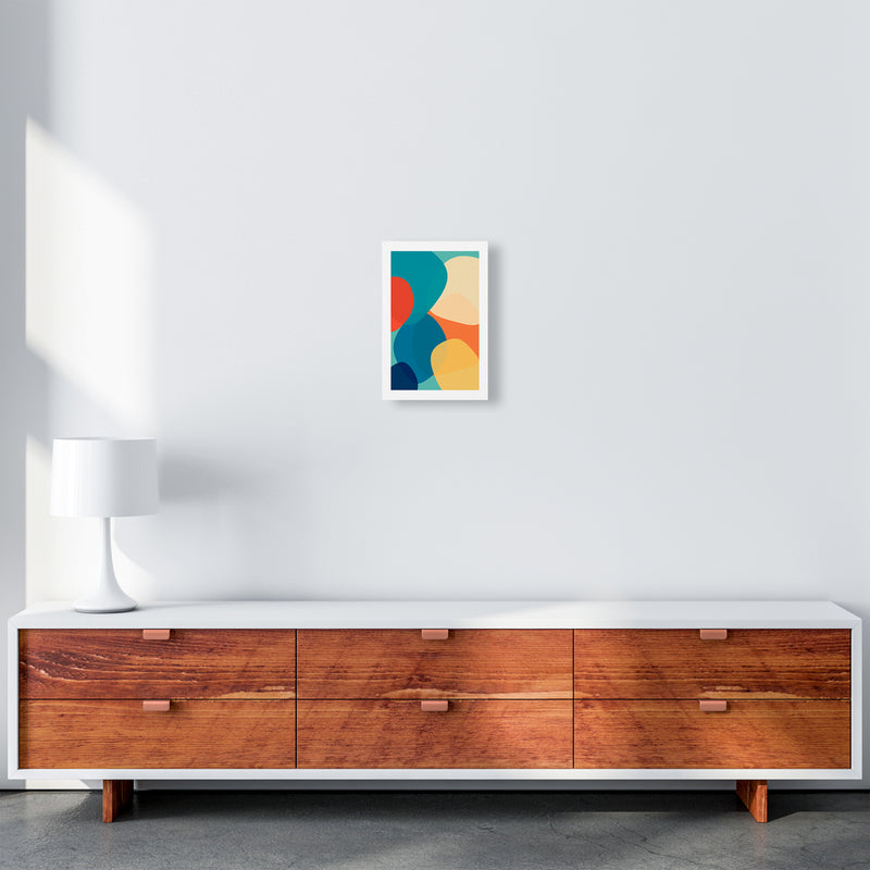 Abstract Multicolour Design Original A4 Canvas
