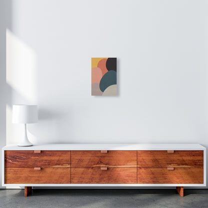 Colorful Abstract Shapes Original A4 Canvas