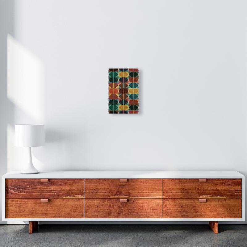 Warm Abstract Pattern Original A4 Canvas