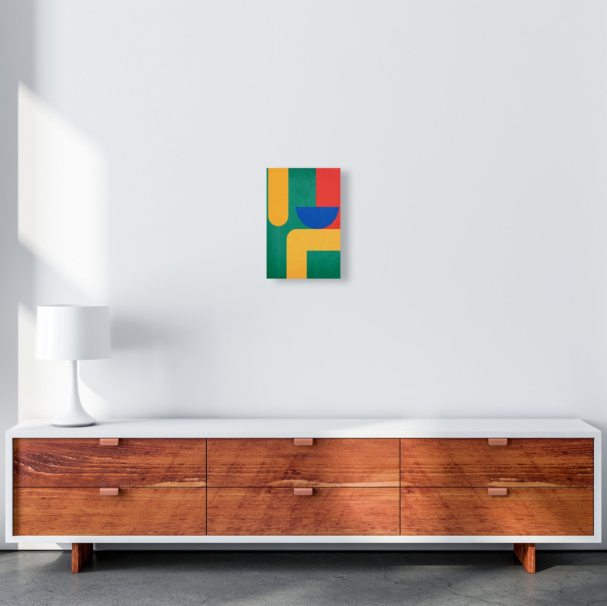 Abstract Pair Left Original B A4 Canvas