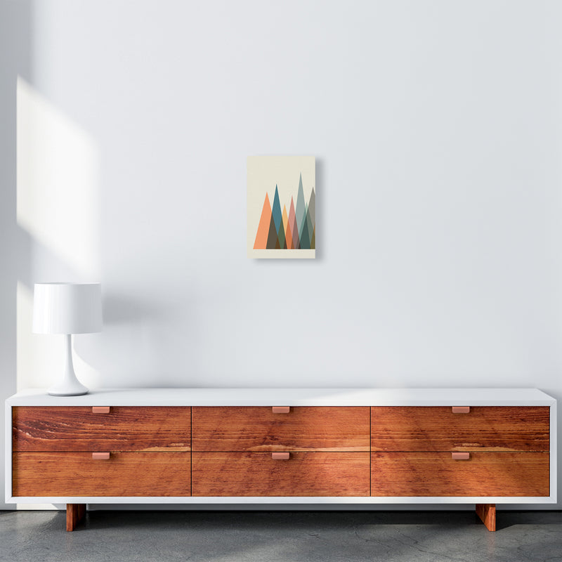 Mid Century Abstract Pair A Original A4 Canvas