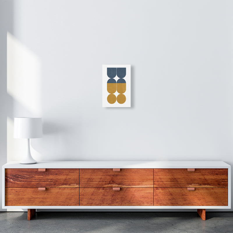 Abstract Art B Modern Contemporary Art Print by Print Punk Studio A4 Canvas