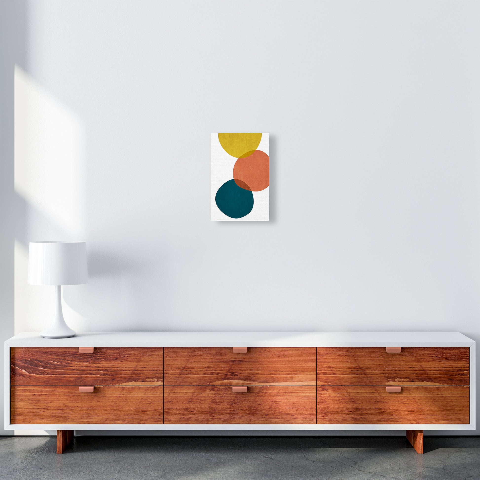 Abstract Shapes Prints B A4 Canvas