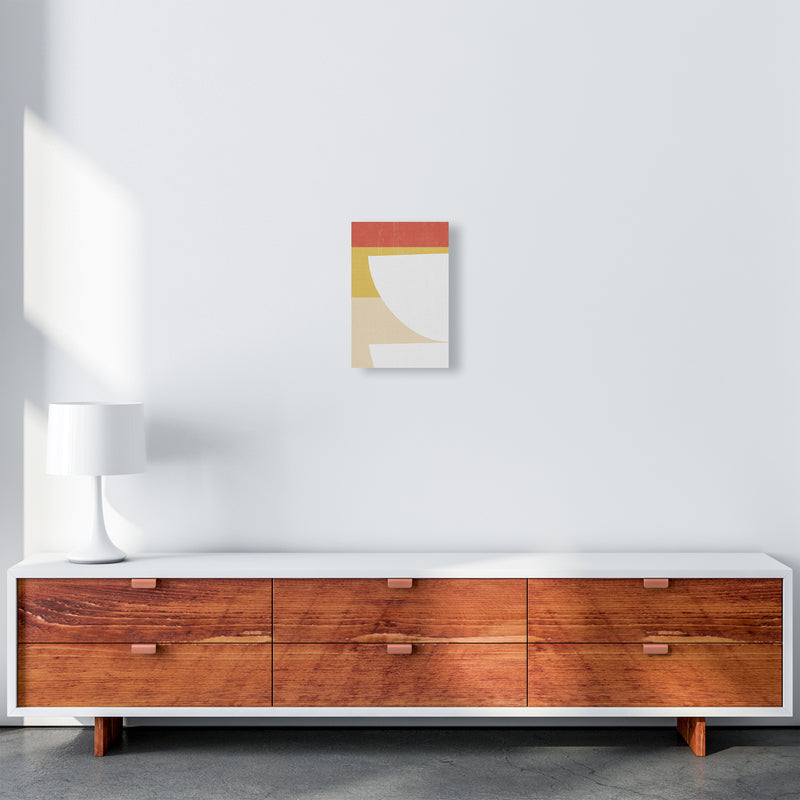 Colourful Mid Century Modern Print B A4 Canvas