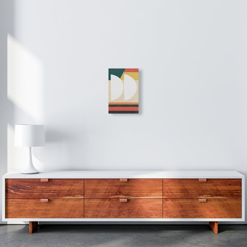 Mid Century Modern Art Print A A4 Canvas