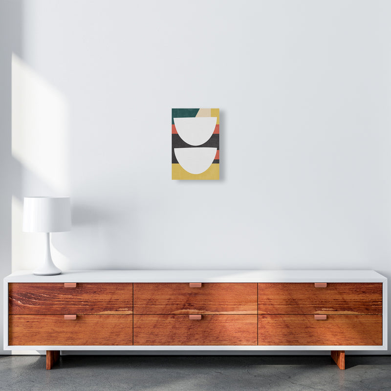 Mid Century Modern Art Print B A4 Canvas