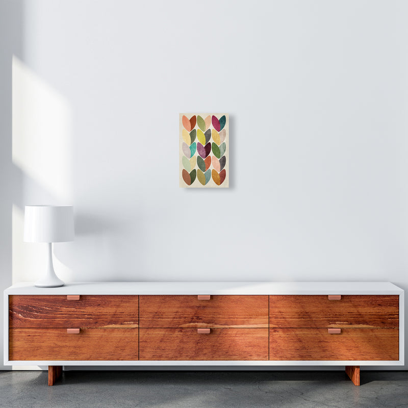 Scandinavian Wall Art on Grey A4 Canvas