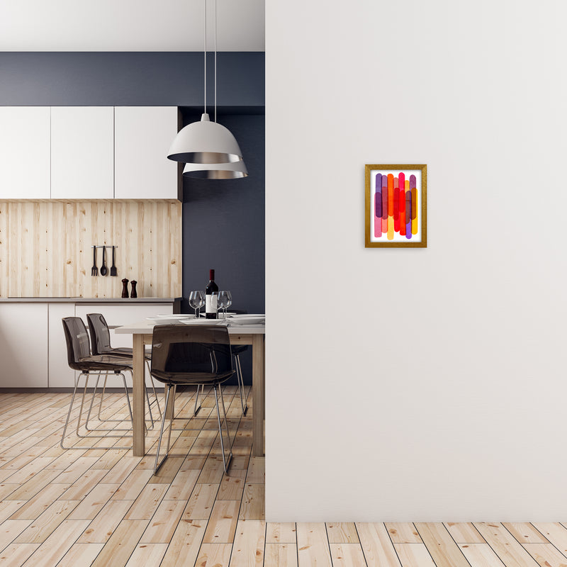 Colorful Abstract Wall Art Print A4 Print Only
