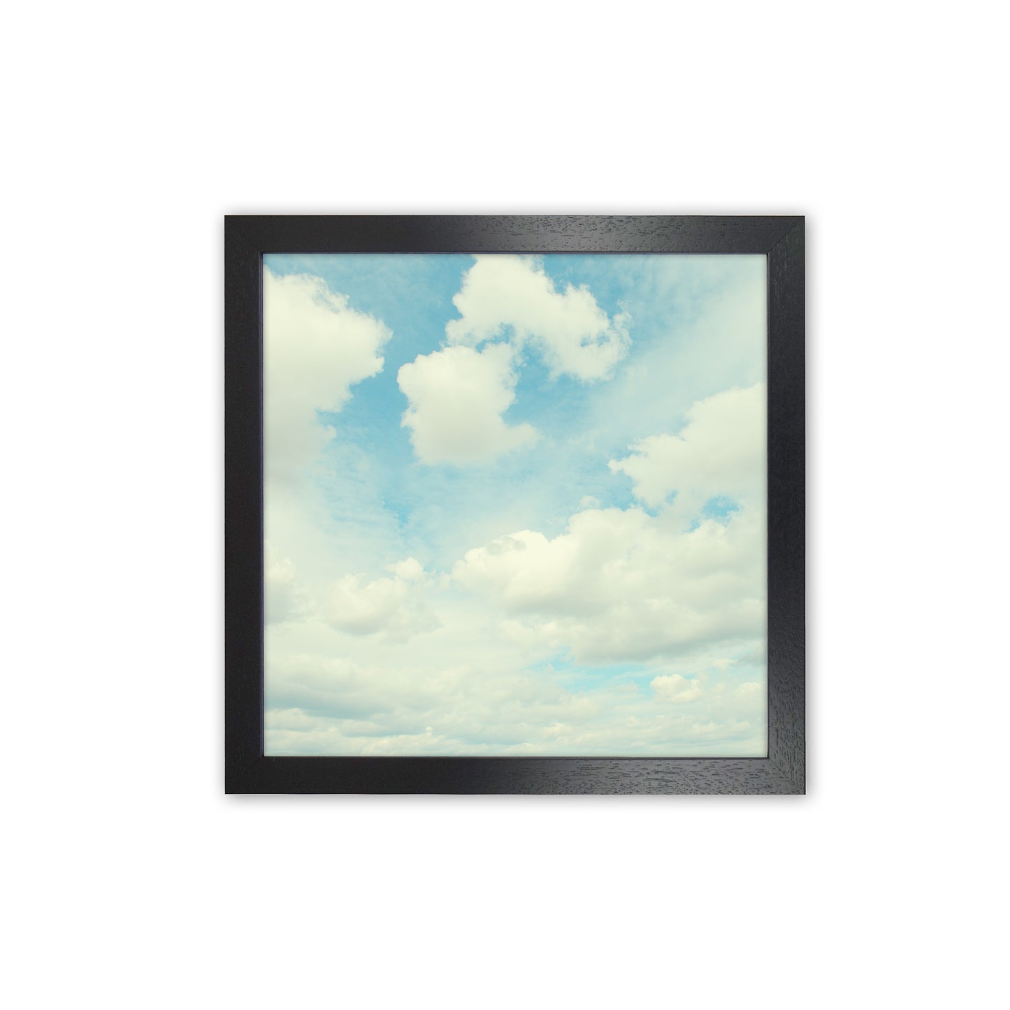 Square Cloud Art Print A Black Grain