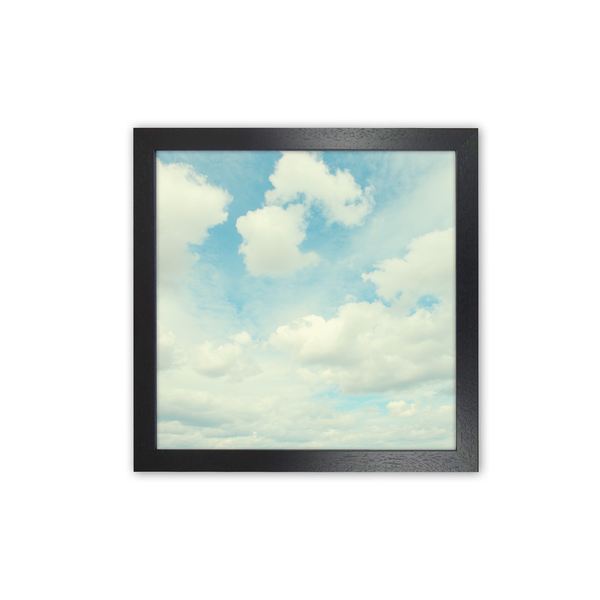 Square Cloud Art Print A Black Grain