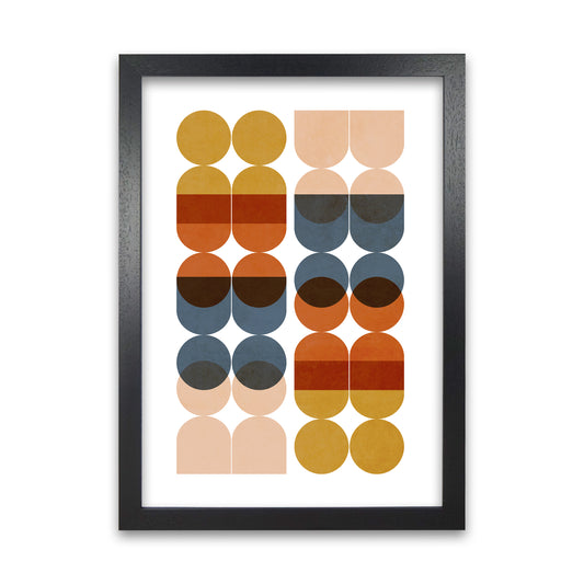 Mid Century Modern Set of 2 B Original Black Grain