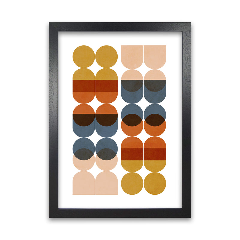 Mid Century Modern Set of 2 B Original Black Grain