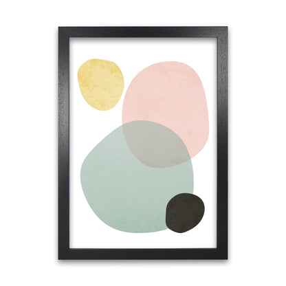 Abstract Pastel Original A Black Grain