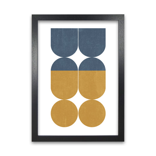 Abstract Art B Modern Contemporary Art Print by Print Punk Studio Black Grain
